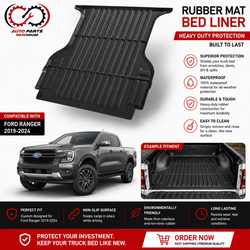 Black heavy duty rubber - rubber, pickup