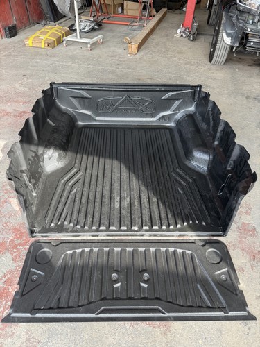 Black pickup truck bed liner - pickup,