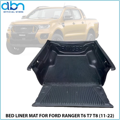 Black pickup truck bed liner - black,