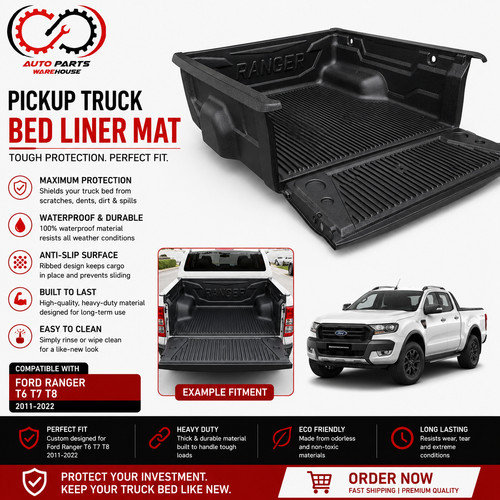 Black pickup truck bed - black,